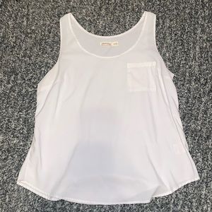 Faded Glory white tank Size L(12-14)